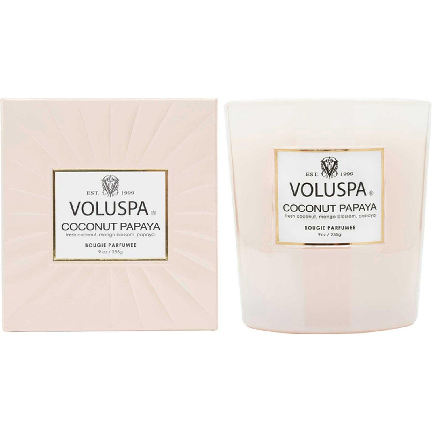 Voluspa Boxed Candle Coconut Papaya 255 g