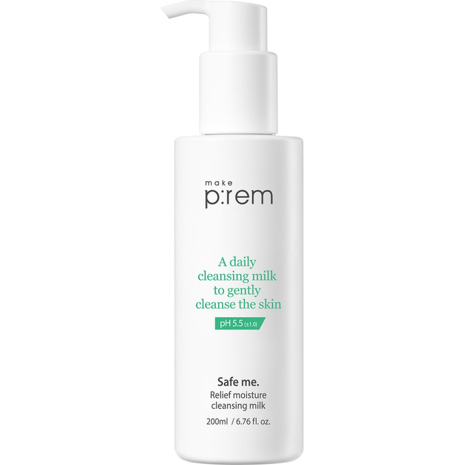 Make Prem Make Pr:em Safe Me Relief Moisture Cleansing Milk - 200 ml