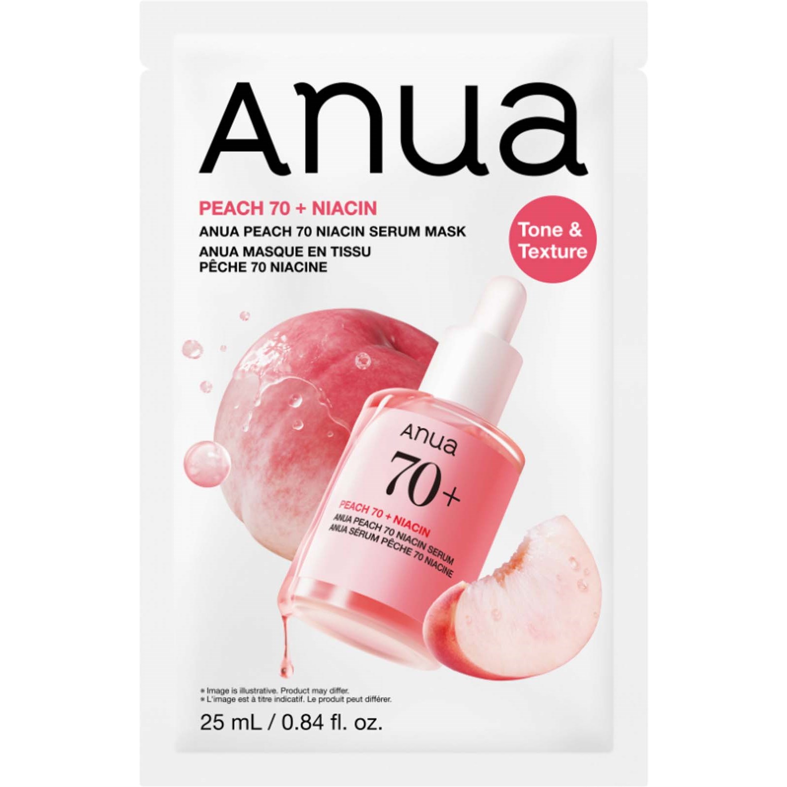 ANUA Peach 70 Niacin Serum Mask 25 ml