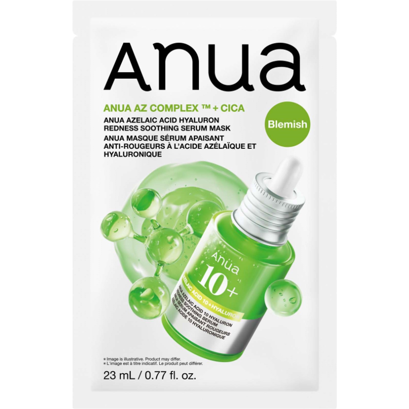 ANUA Azelaic Acid Hyaluron Redness Soothing Serum Mask 25 ml