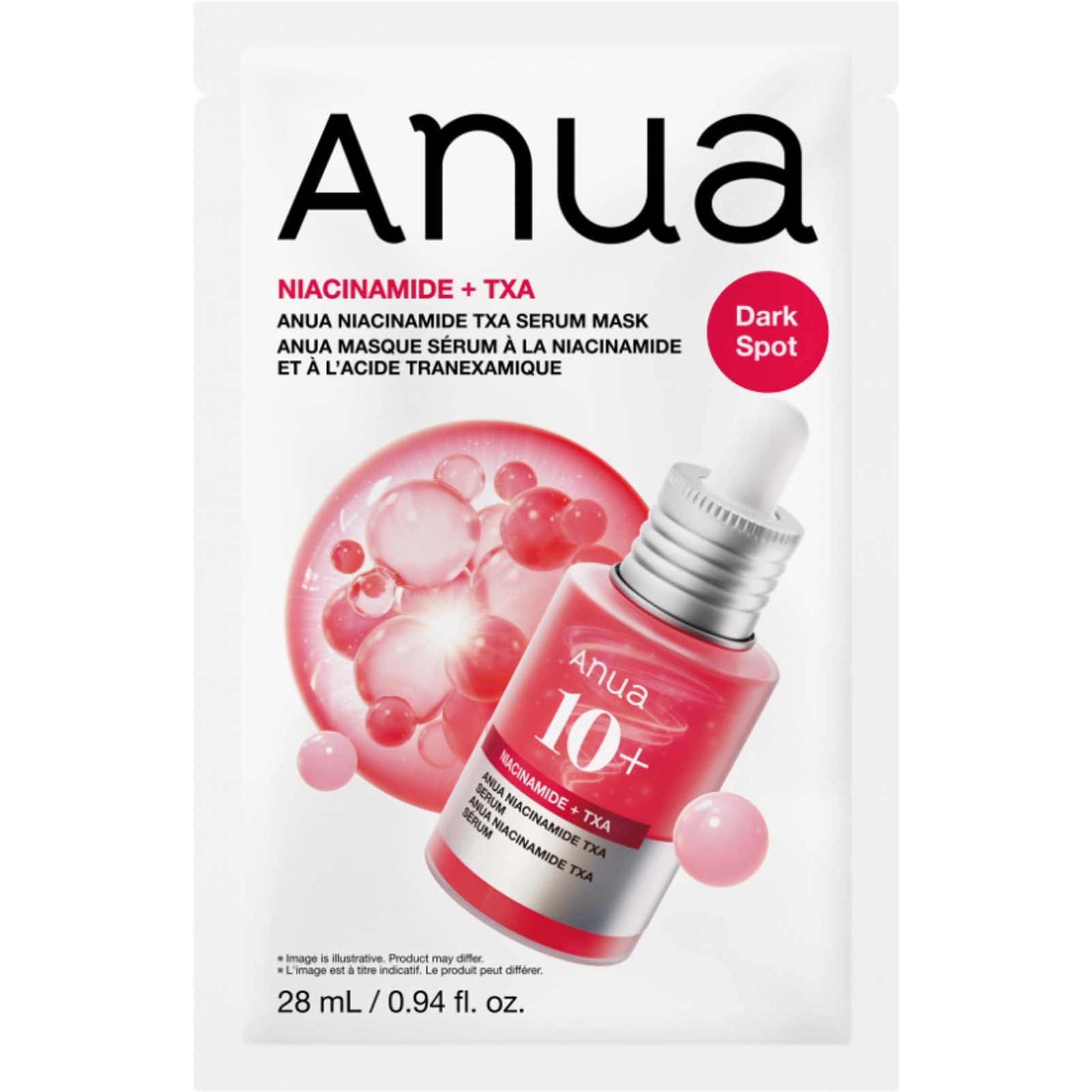 ANUA Niacinamide TXA Serum Mask 25 ml