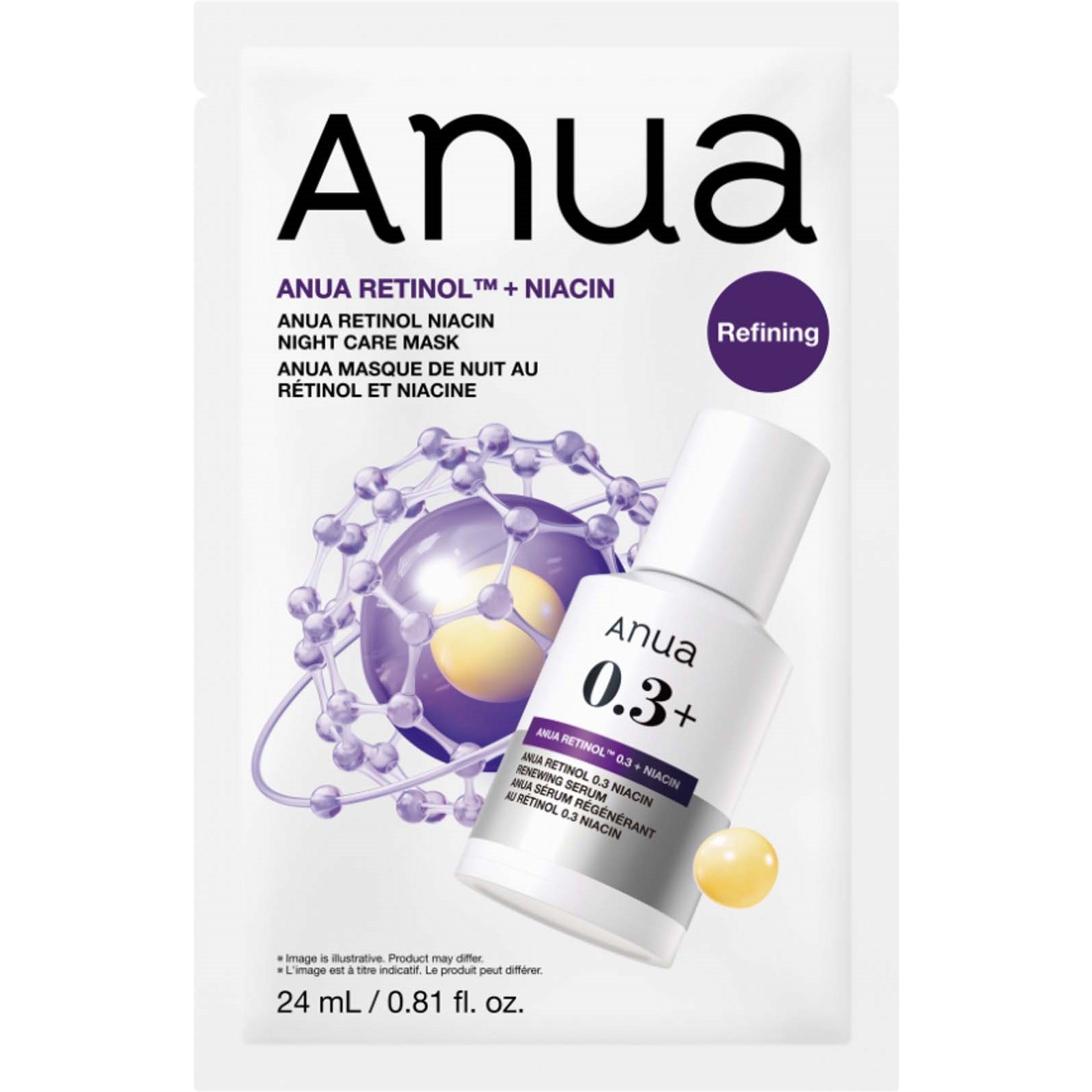 ANUA Retinol Niacin Night Care Mask 25 ml