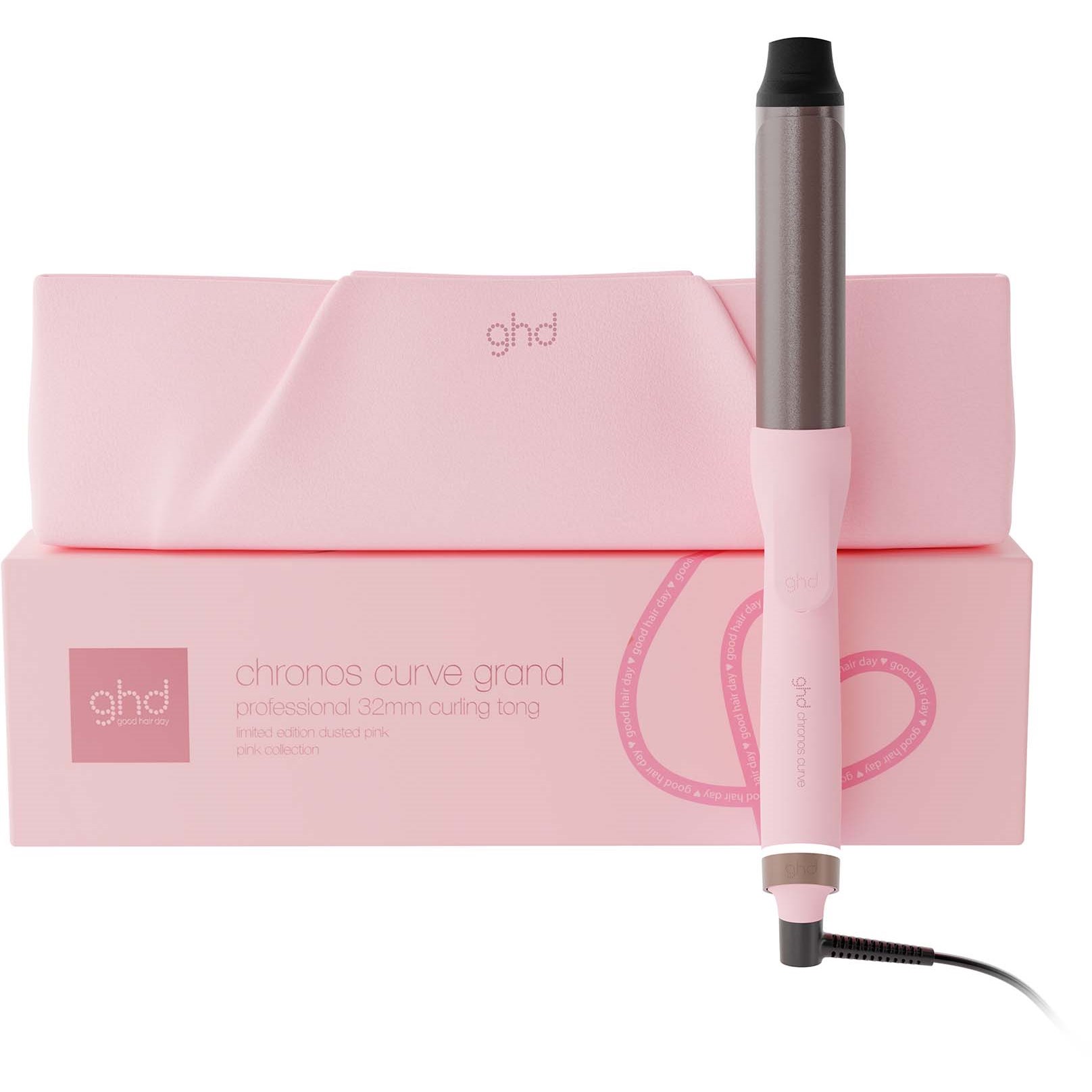ghd Chronos Limited Edition Curve Grand Tong (32mm Barrel) in Dusted Pink