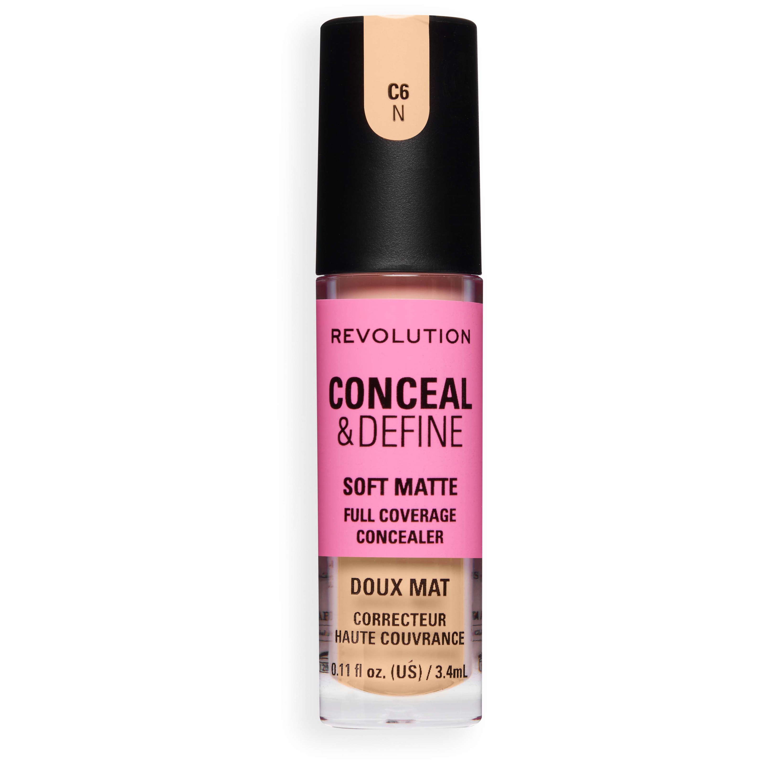 Revolution Beauty London Conceal and Define Full Coverage Concealer C6N
