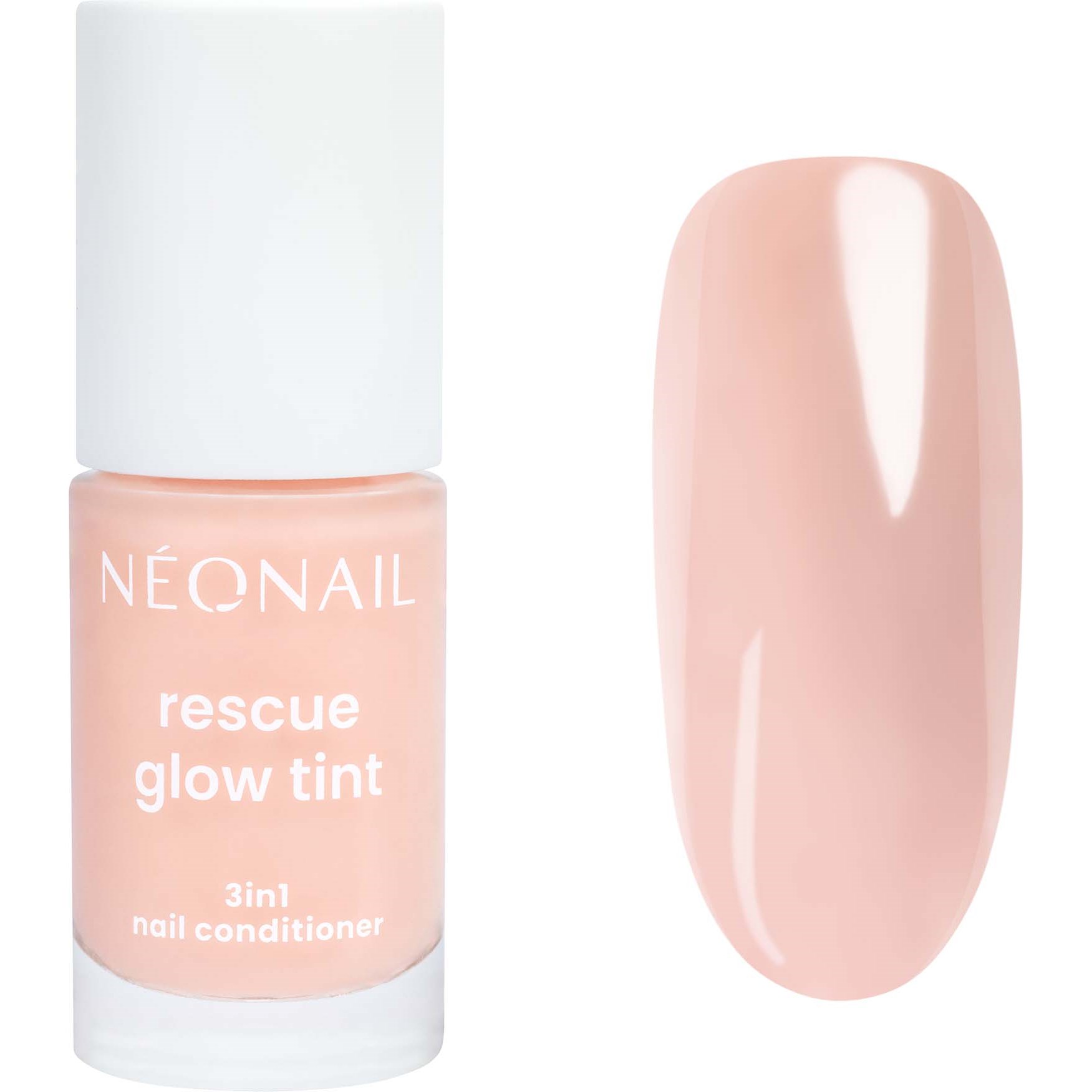 NEONAIL Rescue Glow Tint 3in1 Nail Conditioner Peachy Nude