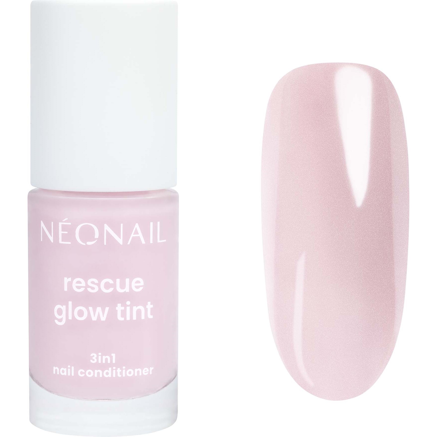 NEONAIL Rescue Glow Tint 3in1 Nail Conditioner Glitter Violet