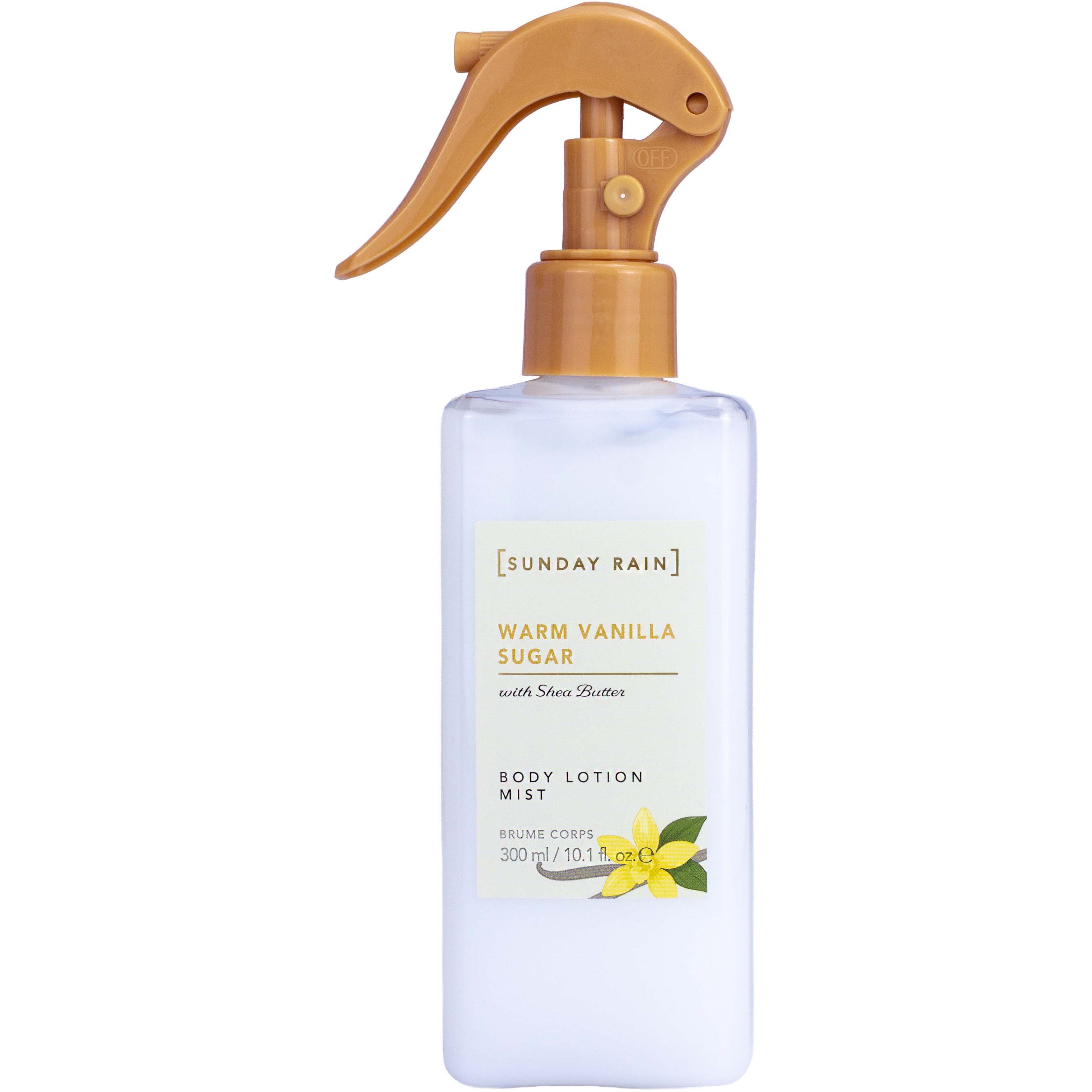 Sunday Rain Body Lotion Mist Warm Vanilla Sugar 300 ml