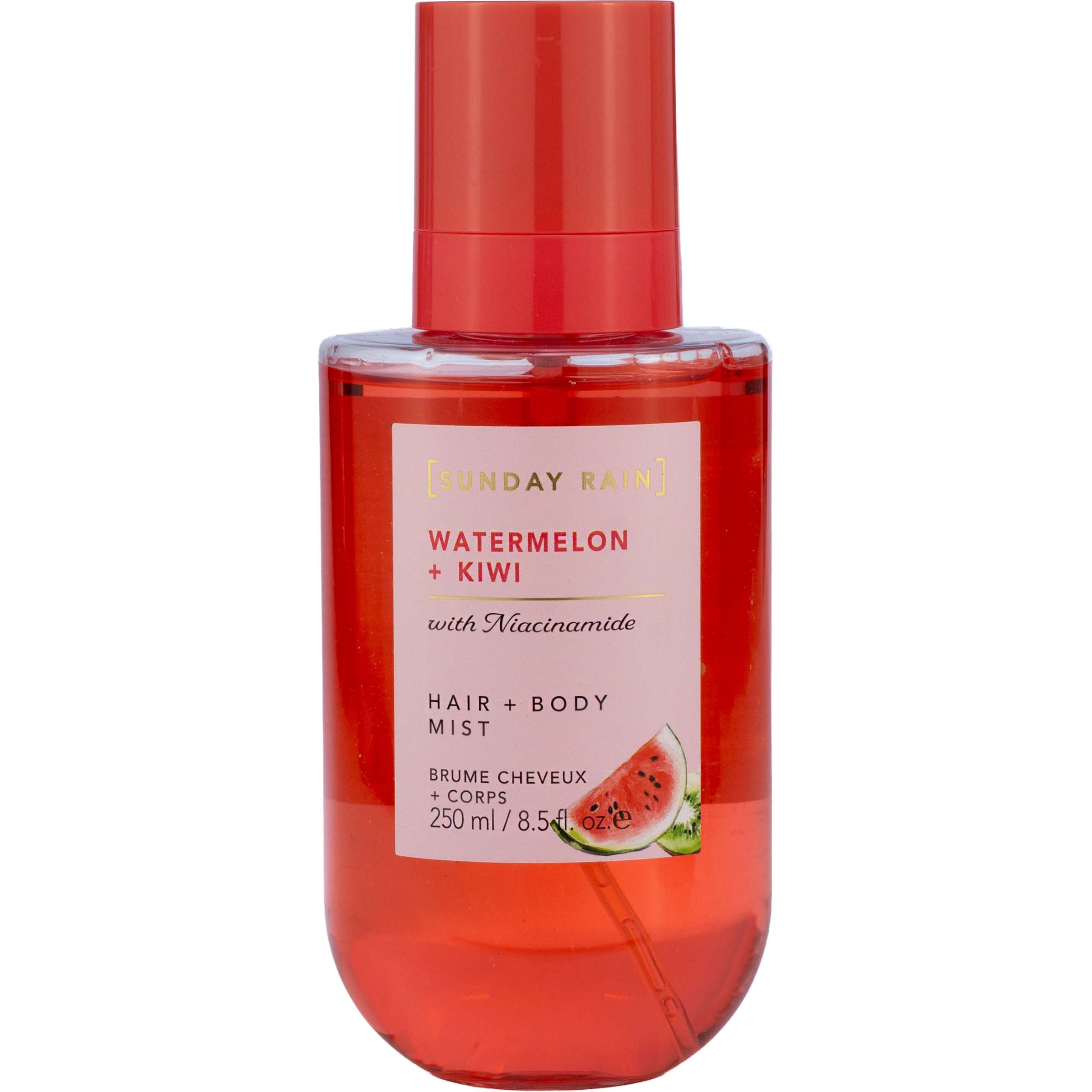 Sunday Rain Hair + Body Mist Watermelon & Kiwi 250 ml