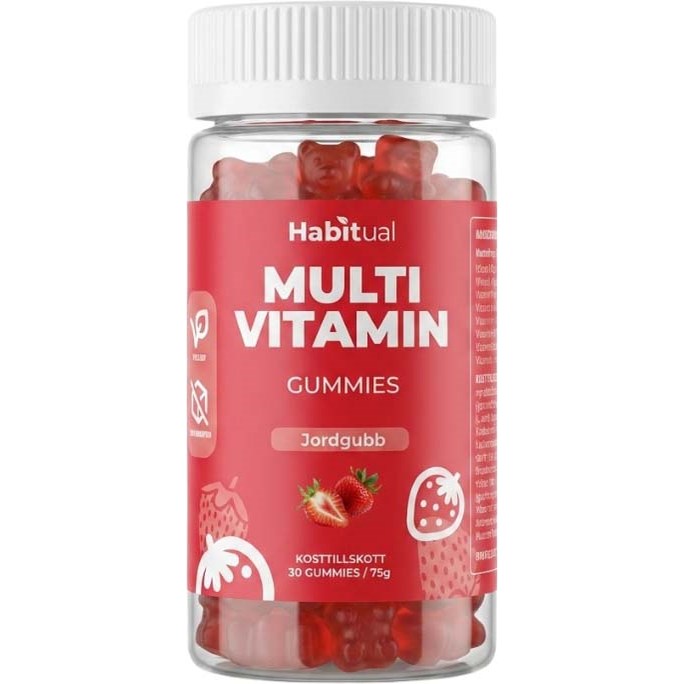 Habitual Kids Multivitamin Jordgubb Gummies 30 st