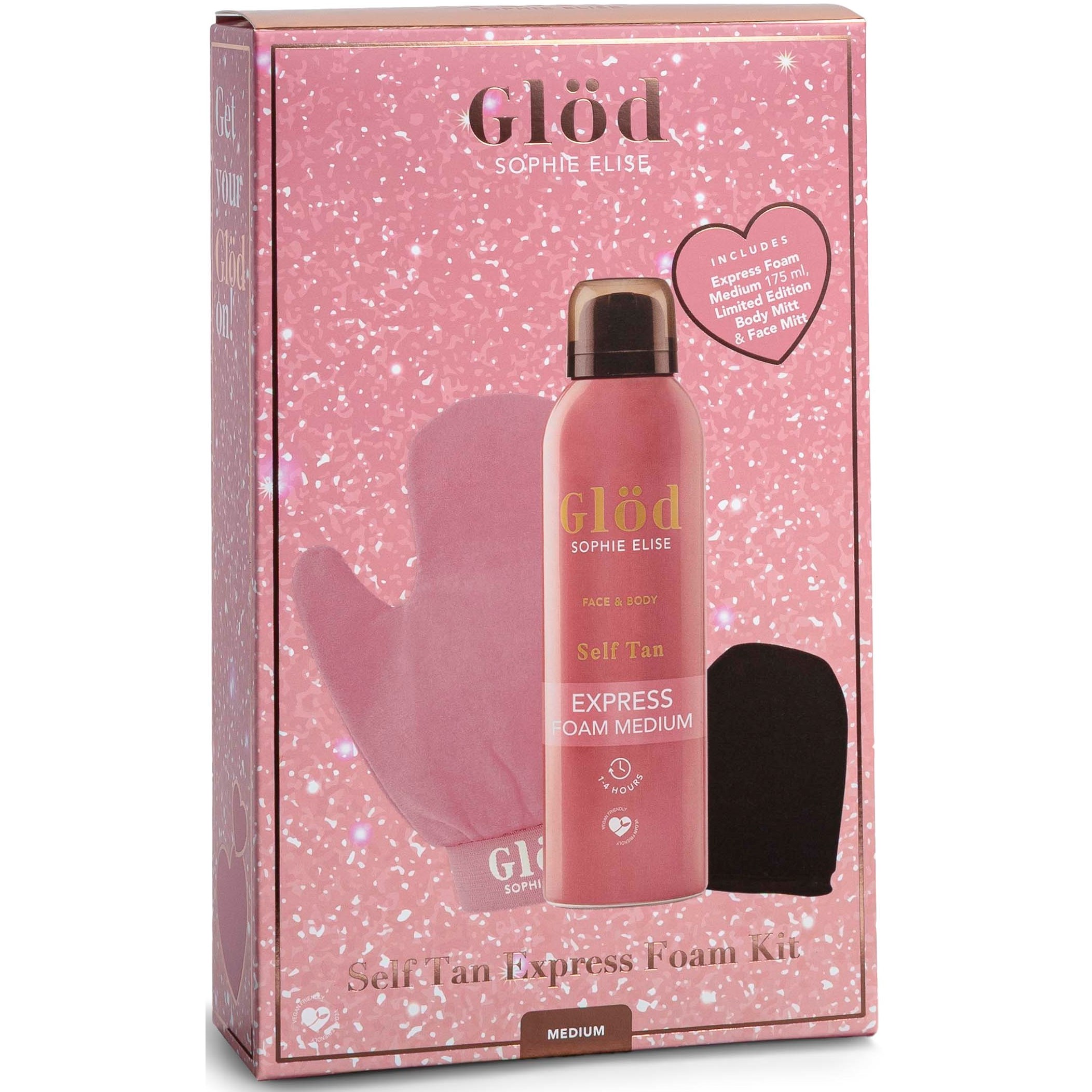Glöd Sophie Elise Self Tan Express Foam Medium Kit