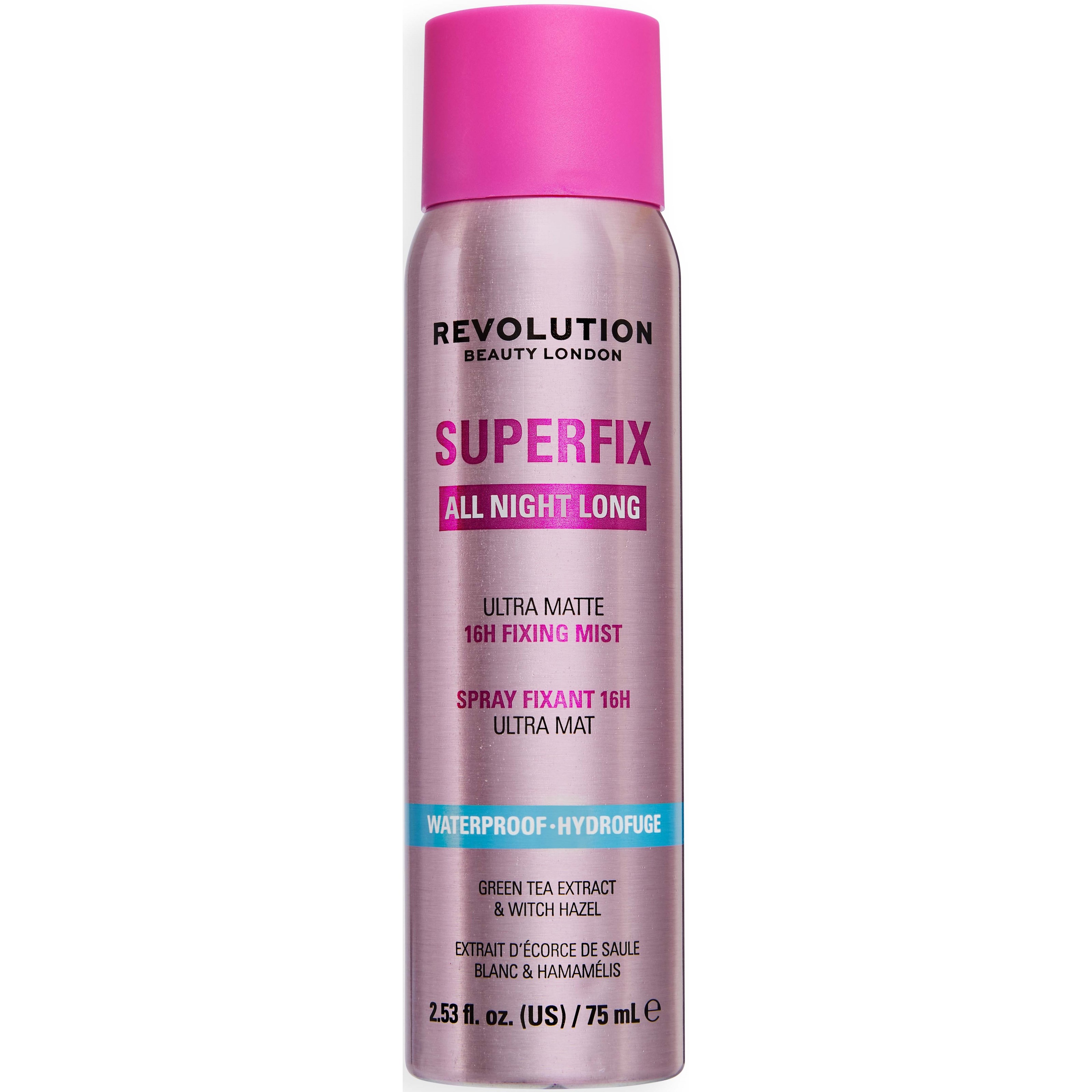 Revolution Beauty London Superfix All Night Long Waterproof Fixing Mist 150 ml