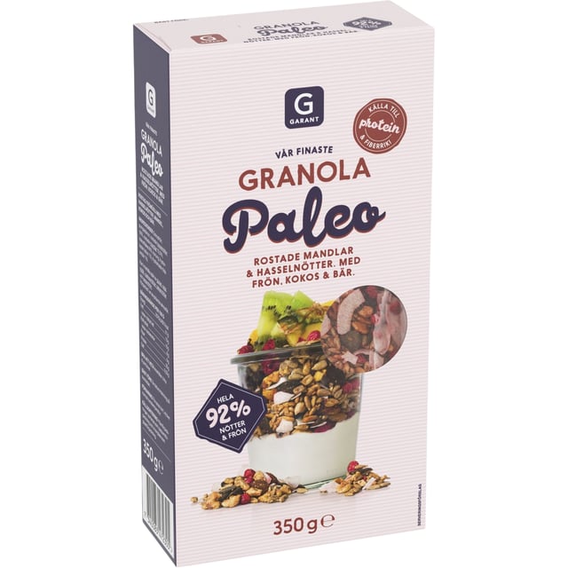 Garant Granola Paleo Röda Bär 350g