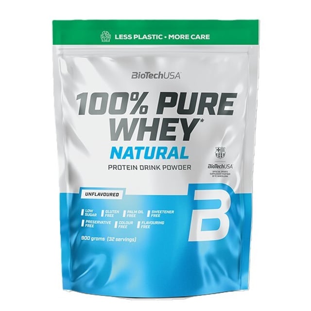 BioTechUSA 100% Pure Whey Natural 900 g