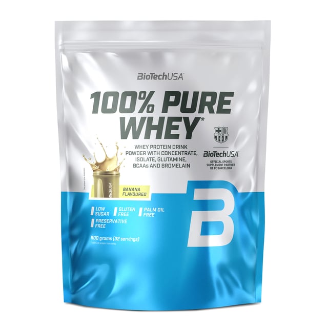 BioTechUSA 100% Pure Whey Banana 900 g