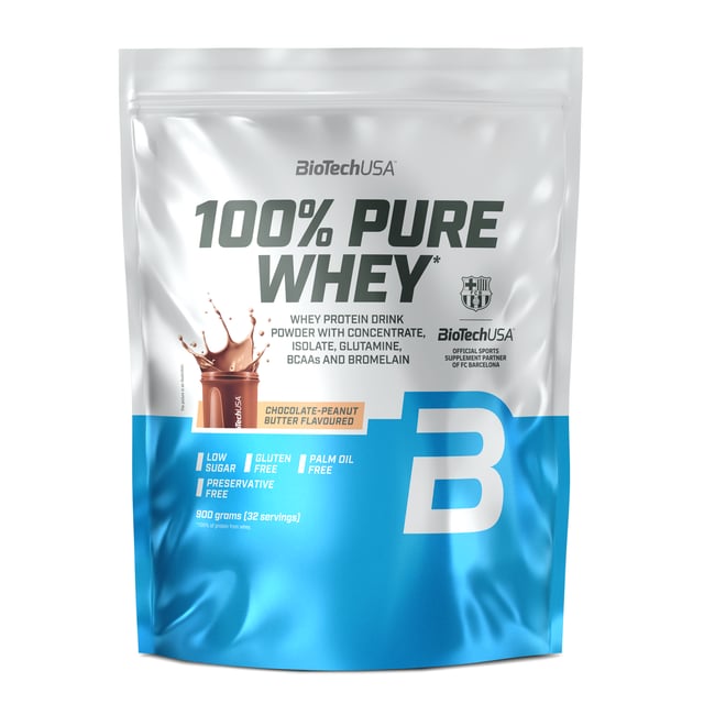 BioTechUSA 100% Pure Whey Chocolate Peanut Butter 900 g