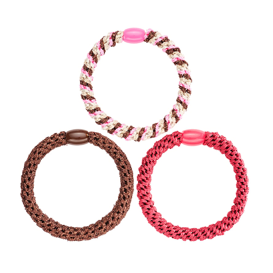 Woven Hairtie Brown Mix 3-P Brown Mix