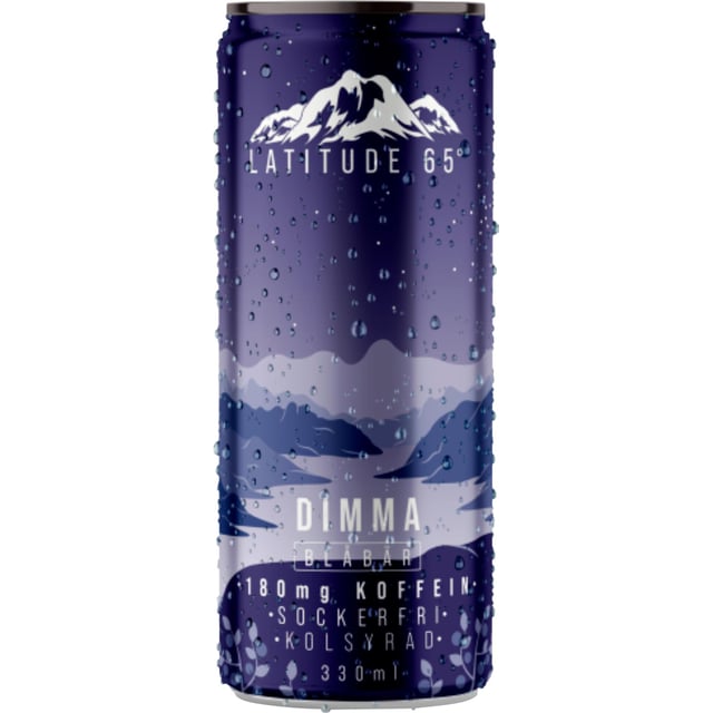 Latitude 65 Dimma- Blåbär 330 ml