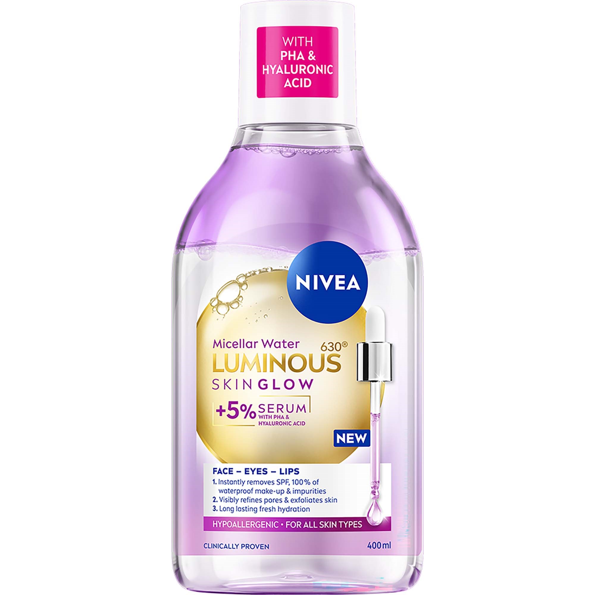 NIVEA Luminous Skin Glow Micellar Water 400 ml