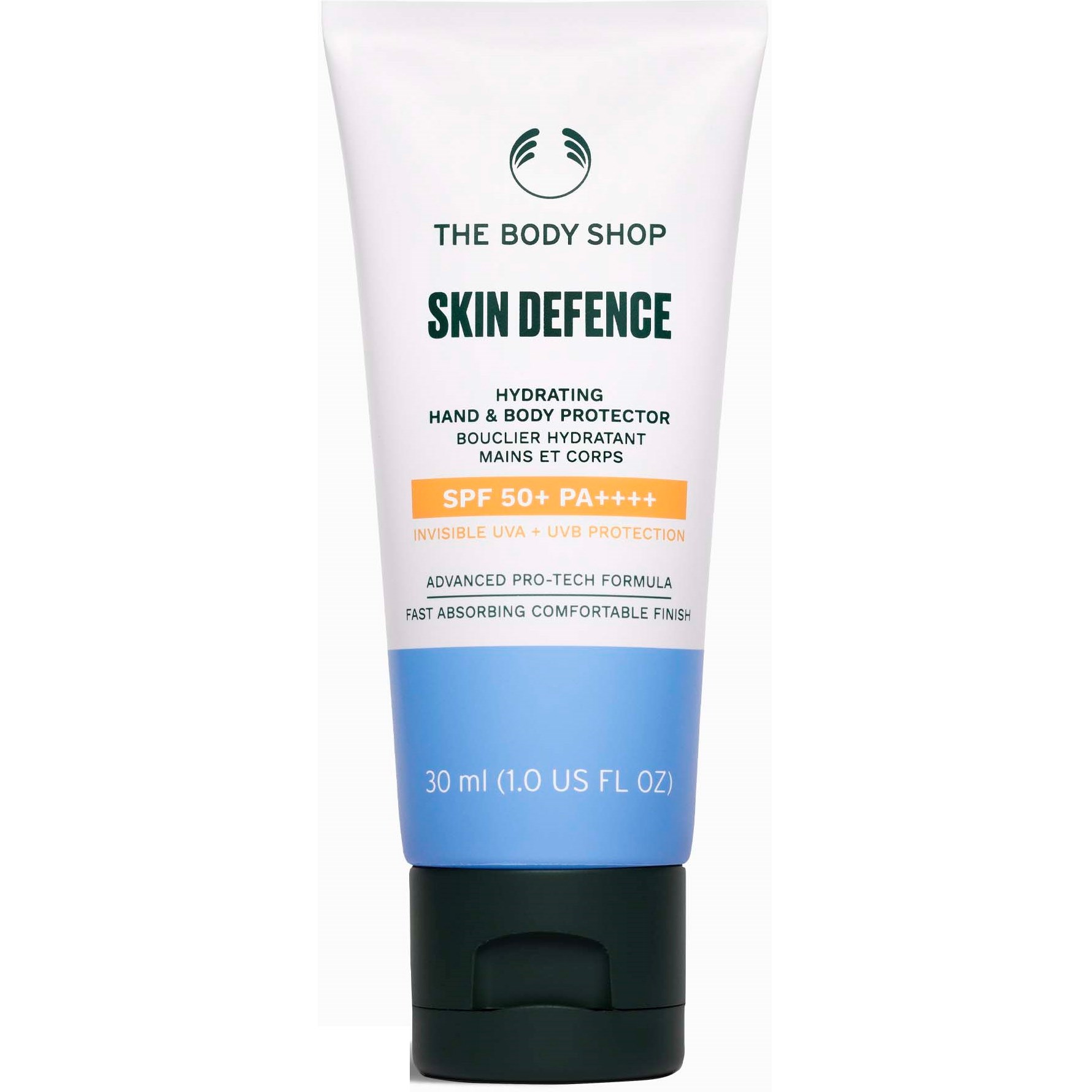 The Body Shop Skin Defence Hydrating Hand & Body Protector SPF 50+ PA++++ 30 ml