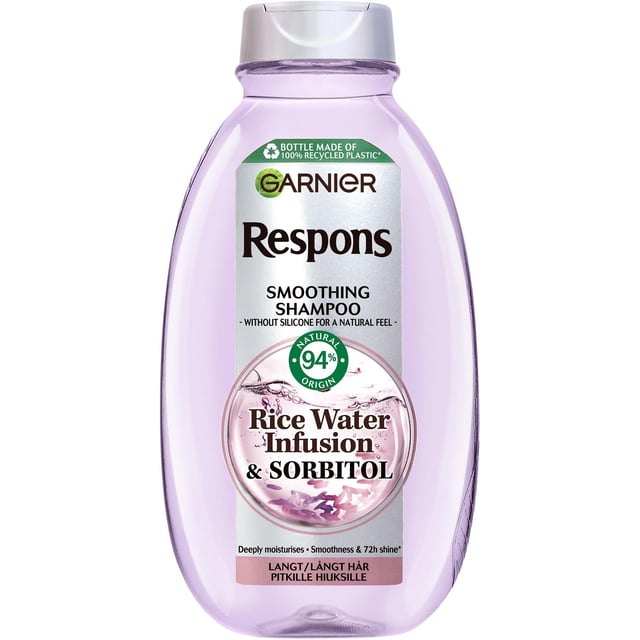 Garnier Respons Rice Water Schampo för normalt hår 250 ml