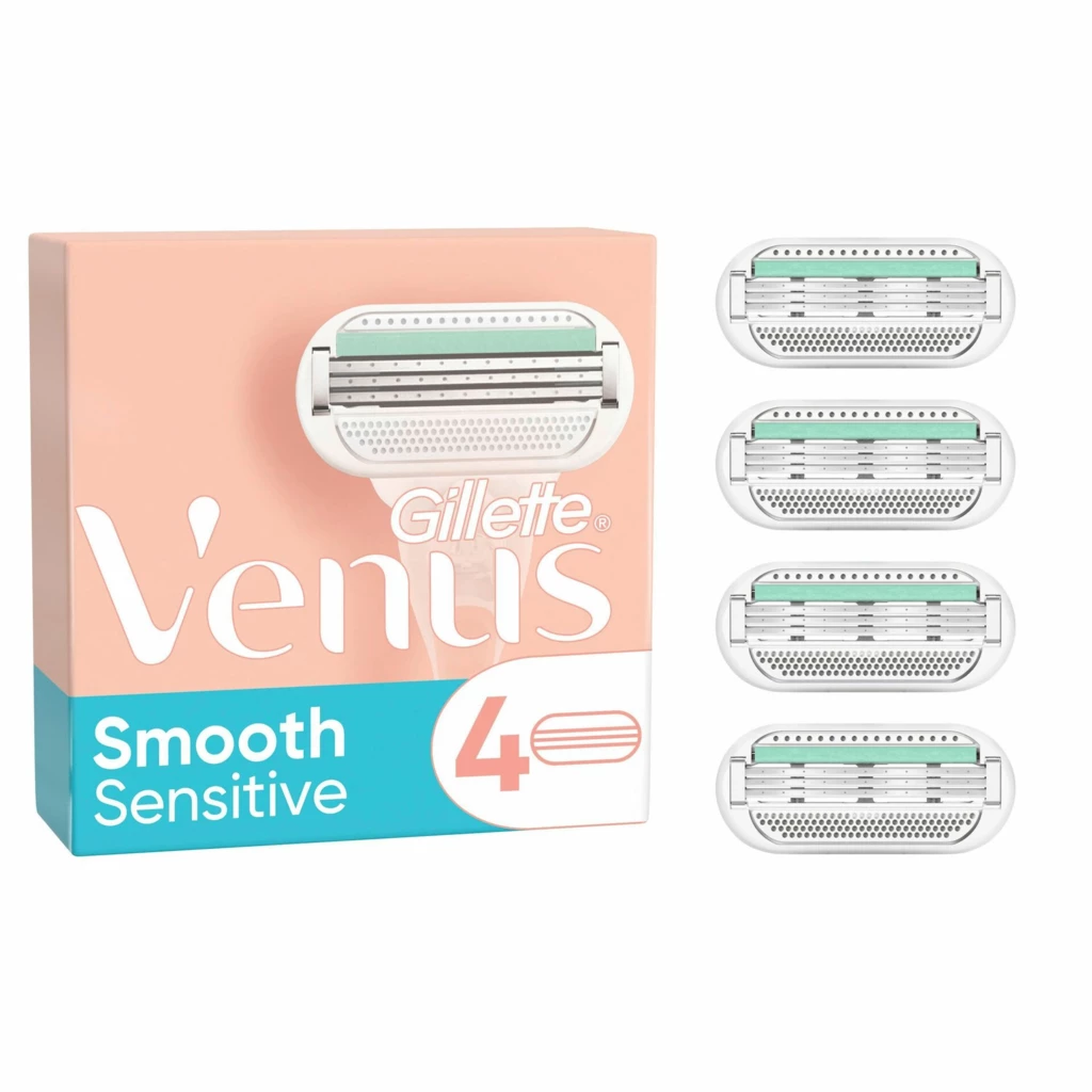 Smooth Sensitive Razor Blades 4 pack