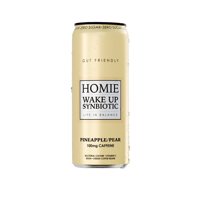 HOMIE Wake Up Synbiotic Pineapple & Pear 330 ml