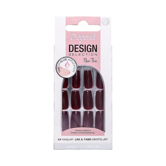 Depend Design Selection Dark Scarlet Short Coffin