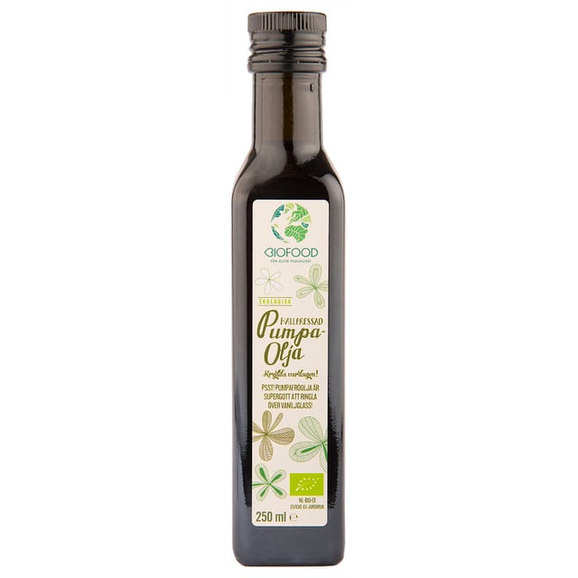 Biofood Pumpafröolja Kallpressad 250 ml