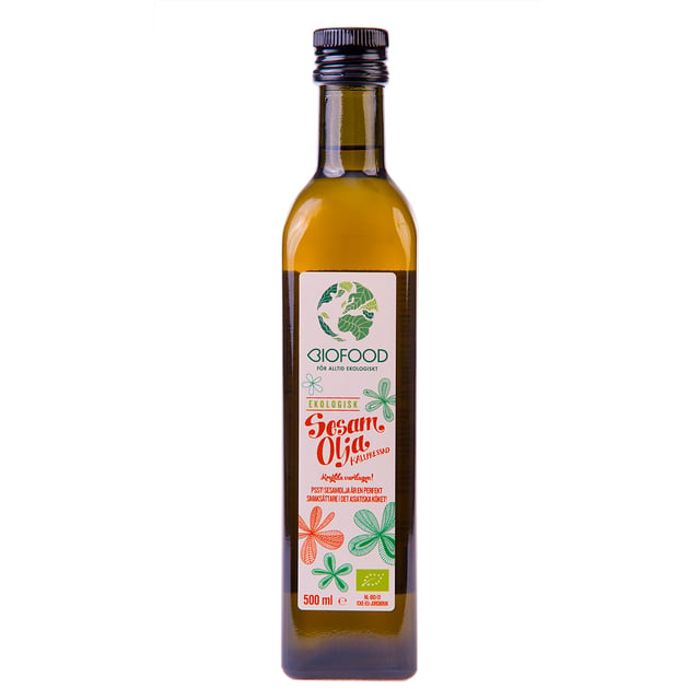 Biofood Sesamolja Kallpressad 500 ml