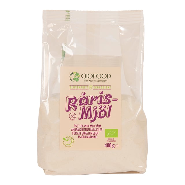 Biofood Rårismjöl 400 g