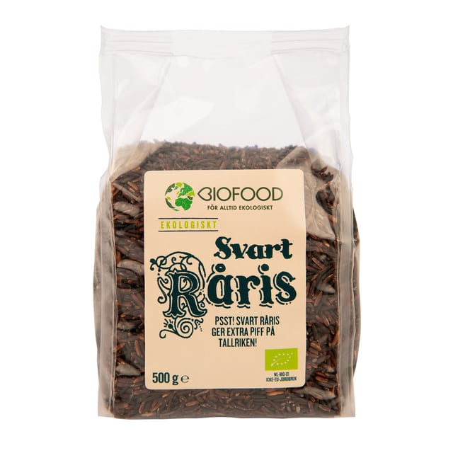 Biofood Råris Svart 500 g