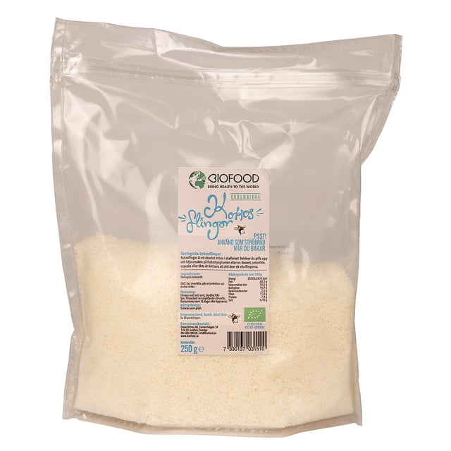 Biofood Kokosflingor 250 g