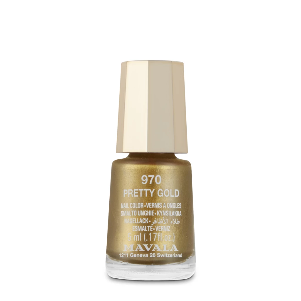 Mini Nail Polish - Pretty Rebel Colors 970 Pretty Gold