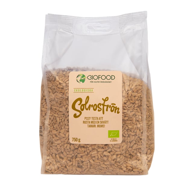 Biofood Solrosfrön 750 g