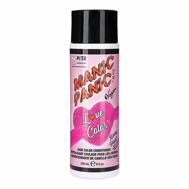 Manic Panic Love Color® Hair Color Depositing Conditioner Kinky Pink 236ml
