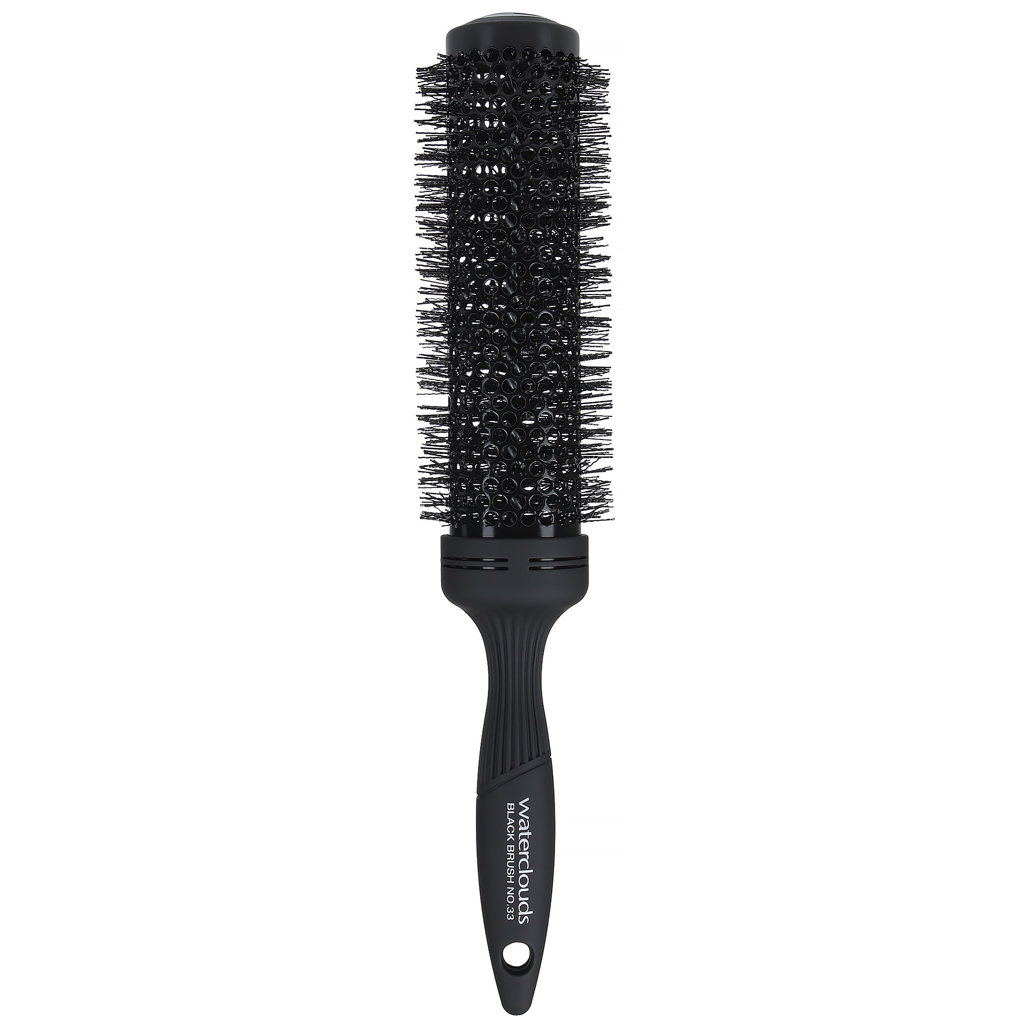 Waterclouds Black Brush No.33 Xtra Long Ceramic Hot Curling Brush 43Ø 43