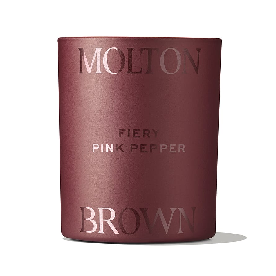Fiery Pink Pepper Scented Candle Limited Edition Design Gift Set