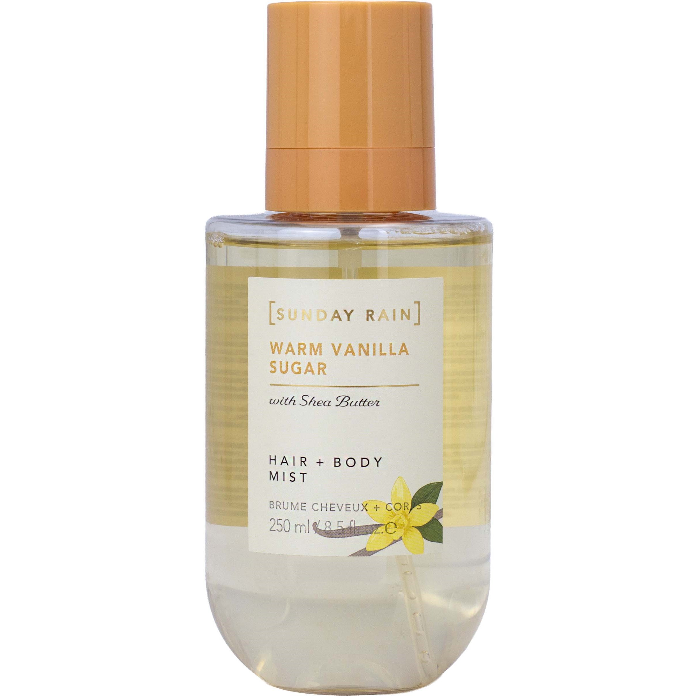 Sunday Rain Hair + Body Mist Warm Vanilla Sugar 250 ml