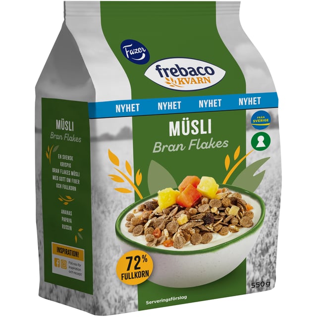 Frebaco Kvarn Musli Bran Flakes