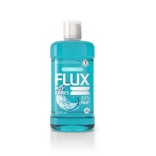 Flux Soft Mint Munskölj 1000 ml