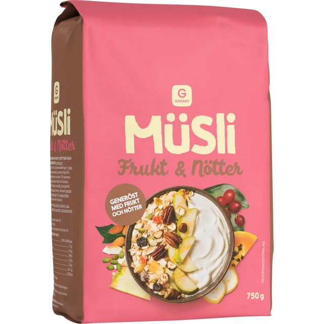 Garant Musli Frukt Nöt