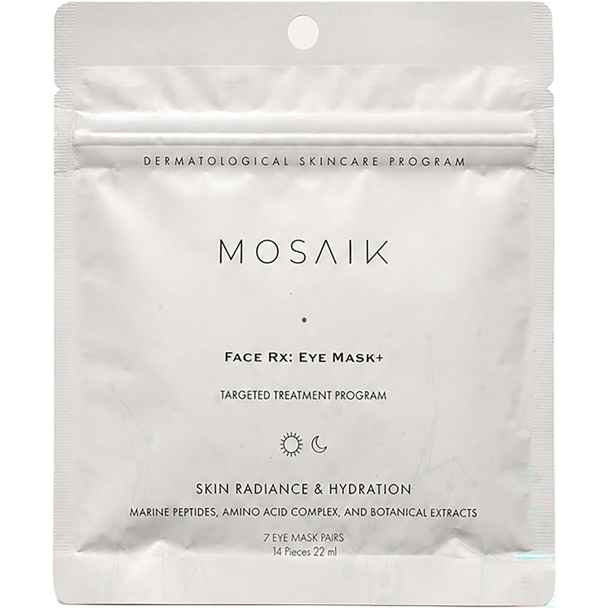 MOSAIK SKIN Face Rx: Eye Mask+ 56 st