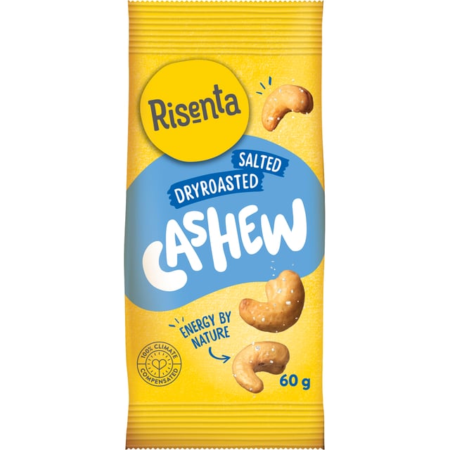 Risenta Cashew Rostade Salta 60 g