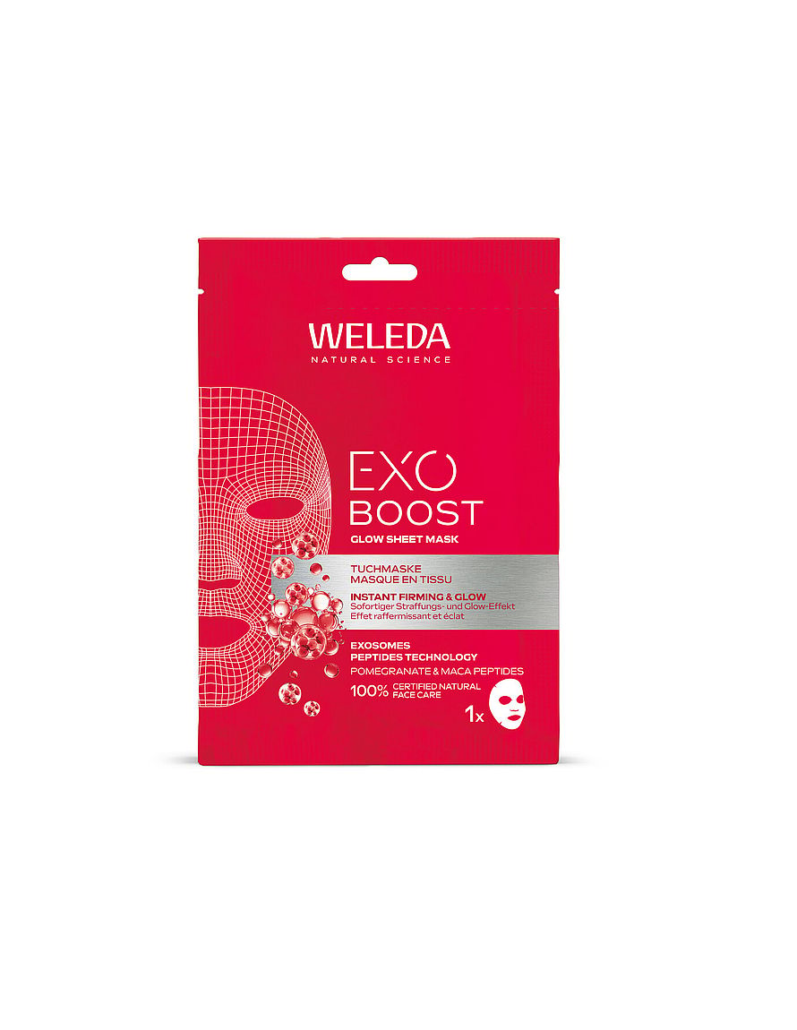 Exo Boost Glow Sheet Mask Pomegranate Sheet Mask