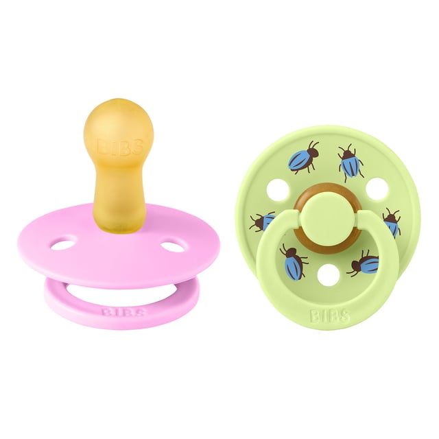 BIBS Studio Colour Pacifier Beetle Mix Latex Round Ballet/Matcha