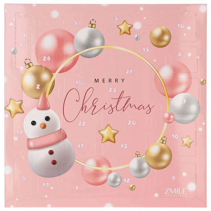 Zmile Cosmetics Beauty Advent Calendar Square 'Snowman'