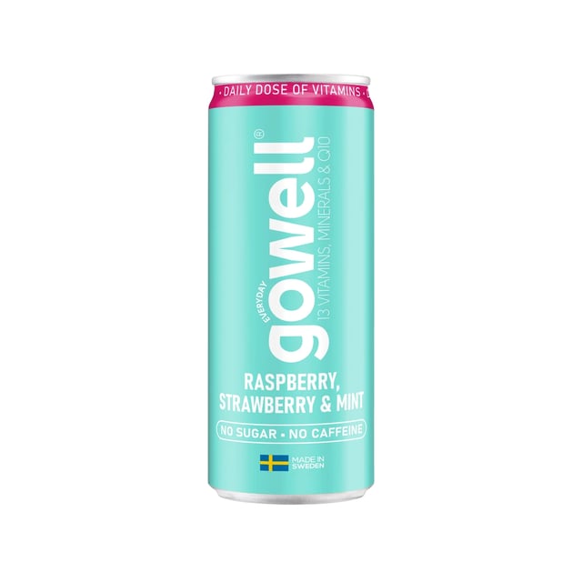 Gowell Jordgubb Hallon Mynta 330 ml