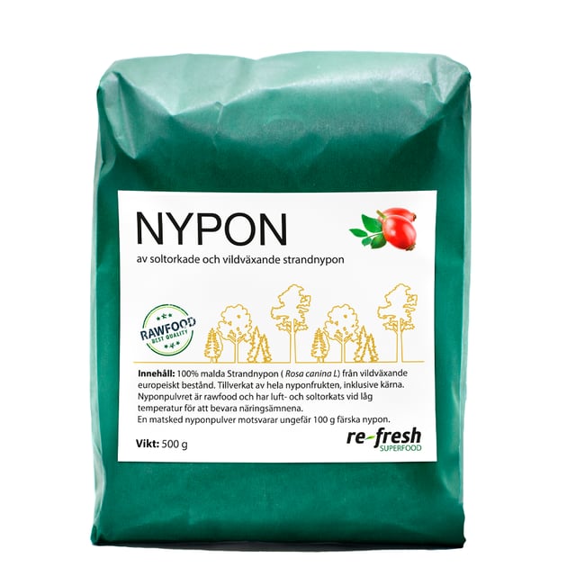 Re-fresh Superfood Nyponpulver 500 g