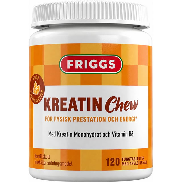 Friggs Creatine Chew 120 pcs Orange
