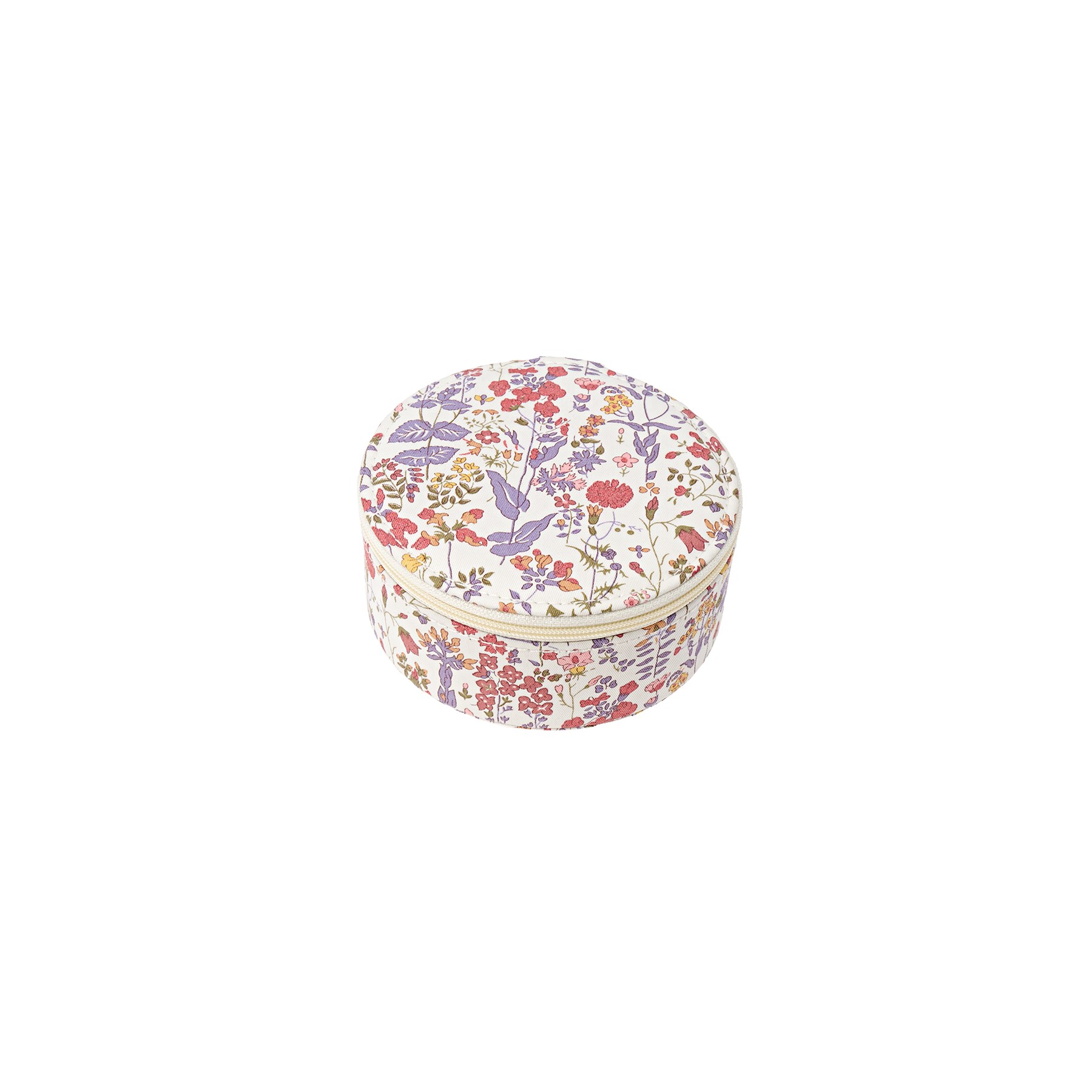 Bon Dep Jewelry Box Round mw Liberty Field Flowers